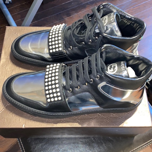 Brand New Limited Edition Gucci Mid Top Sneakers Men’s Size 11.5 - Picture 3 of 13